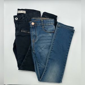 Set of 2 - Zara kids girl jeans - size 7-8 years (140cm)
